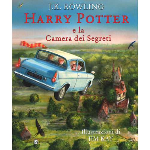HARRY POTTER E LA CAMERA DEI SEGRETI - libro volume 2° Edizione illustrata