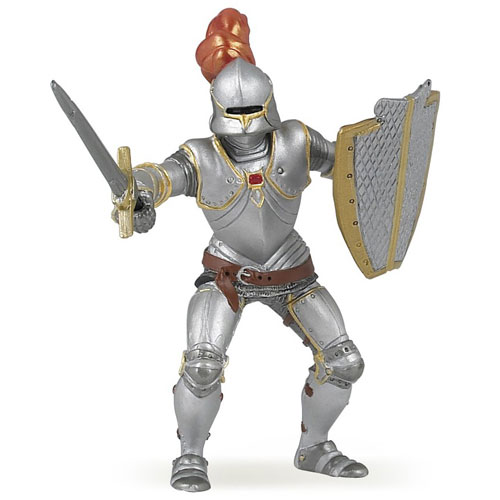 CAVALIERE IN ARMATURA CON PENNACCHIO