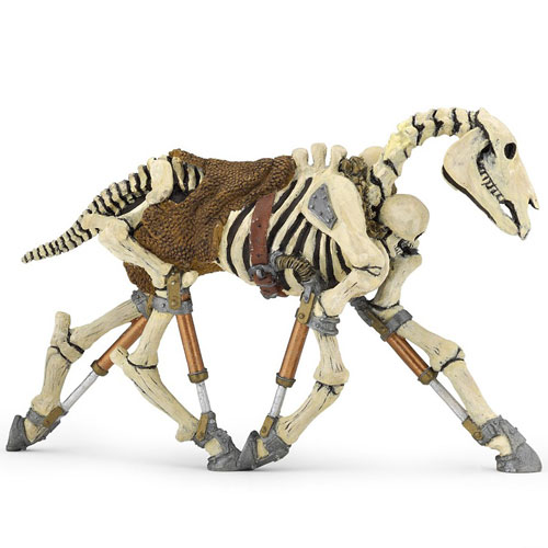 CAVALLO SCHELETRO FOSFORESCENTE