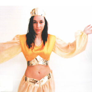 AFFITTO COSTUME DANZATRICE ARABA GIALLA