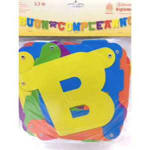 FESTONE BUON COMPLEANNO 3.3 MT