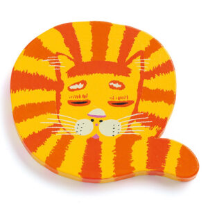 lettera Q decorativa in legno