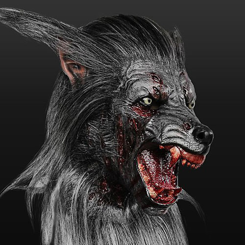 MASCHERA LICANTROPO HORROR PRO