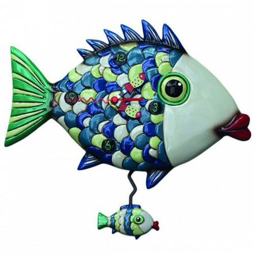OROLOGIO A PENDOLO PESCE
