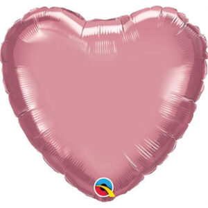 PALLONCINO IN MYLAR - CUORE ROSA