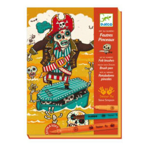 PIRATI - PENNARELLI CON PUNTA A PENNELLO