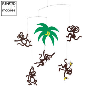 SCULTURA MOBILES SCIMMIE PAZZE