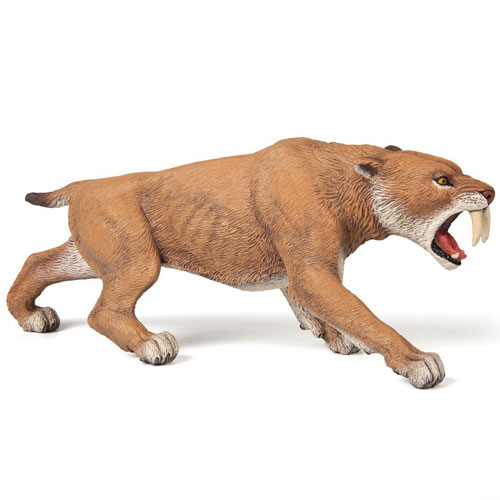 TIGRE DAI DENTI A SCIABOLA - SMILODON - ANIMALE PREISTORICO