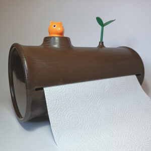 PORTASALVIETTE TRONCO CON SCOIATTOLO