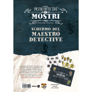 PICCOLI DETECTIVE DI MOSTRI - schermo del maestro detective