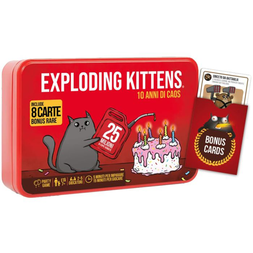 EXPLODING KITTENS - 10 Anni di Caos