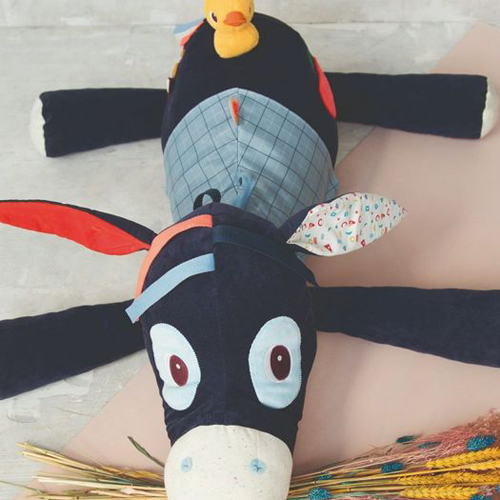 PELUCHE GIGANTE MULTIATTIVITA' - ASINELLO - immagine 3